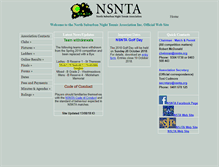 Tablet Screenshot of nsnta.org